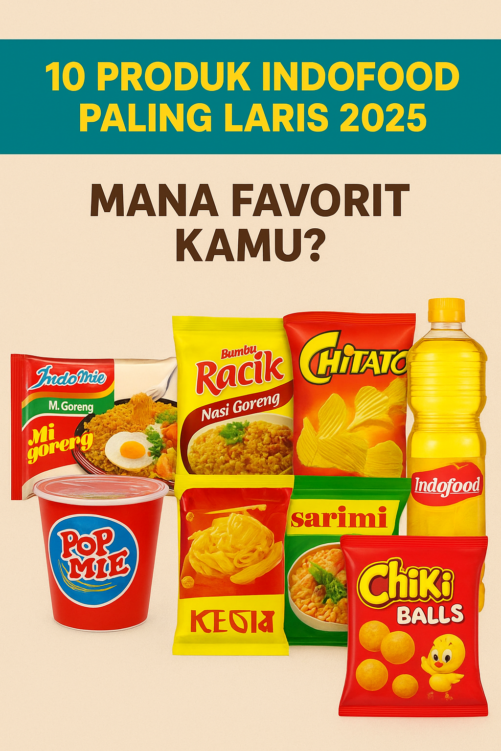 10 Produk Indofood Paling Laris 2025: Mana Favorit Kamu?