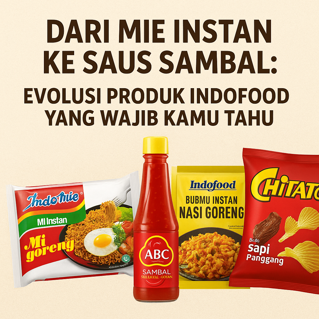 Dari Mie Instan ke Saus Sambal: Evolusi Produk Indofood yang Wajib Kamu Tahu