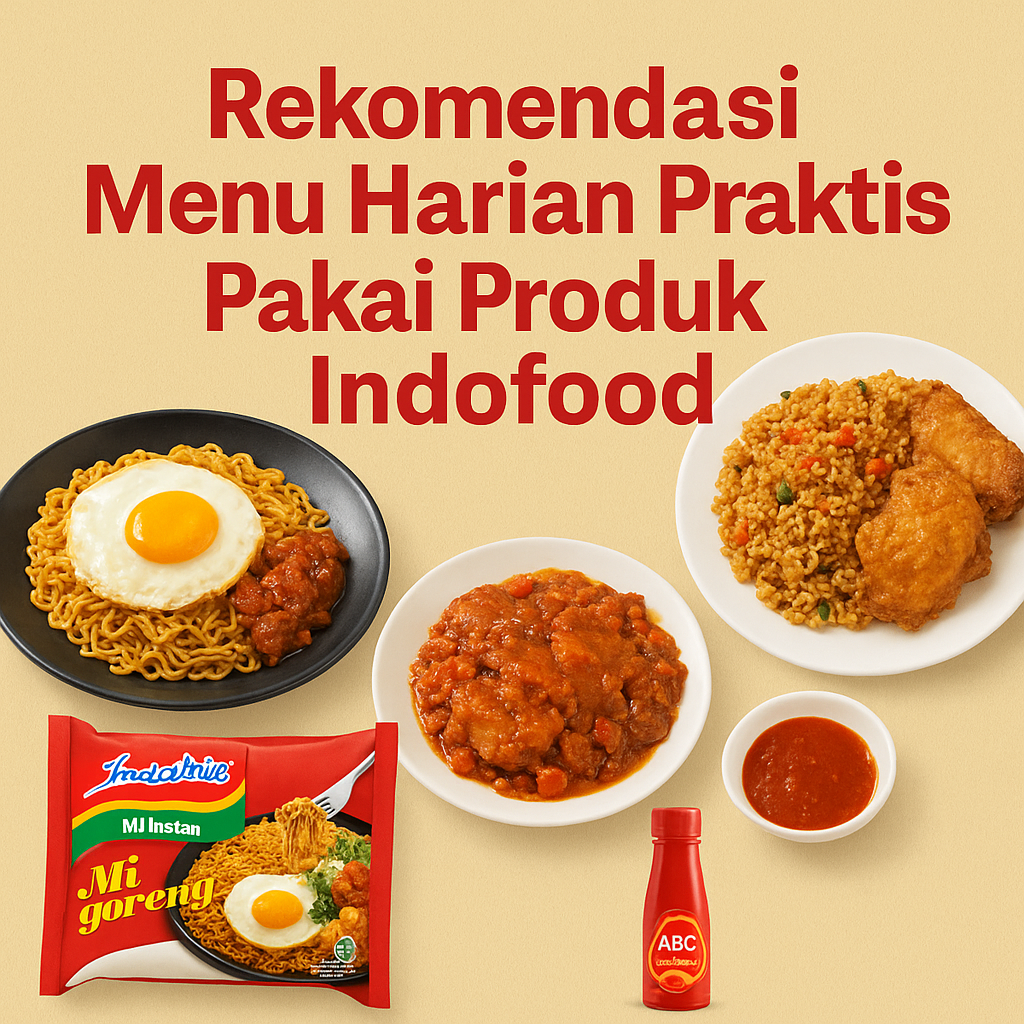 Rekomendasi Menu Harian Praktis Pakai Produk Indofood